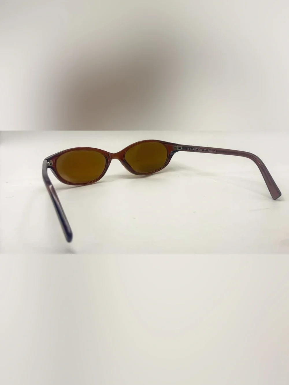 Nautica N6512S Brown Oval Sunglasses Frames Only